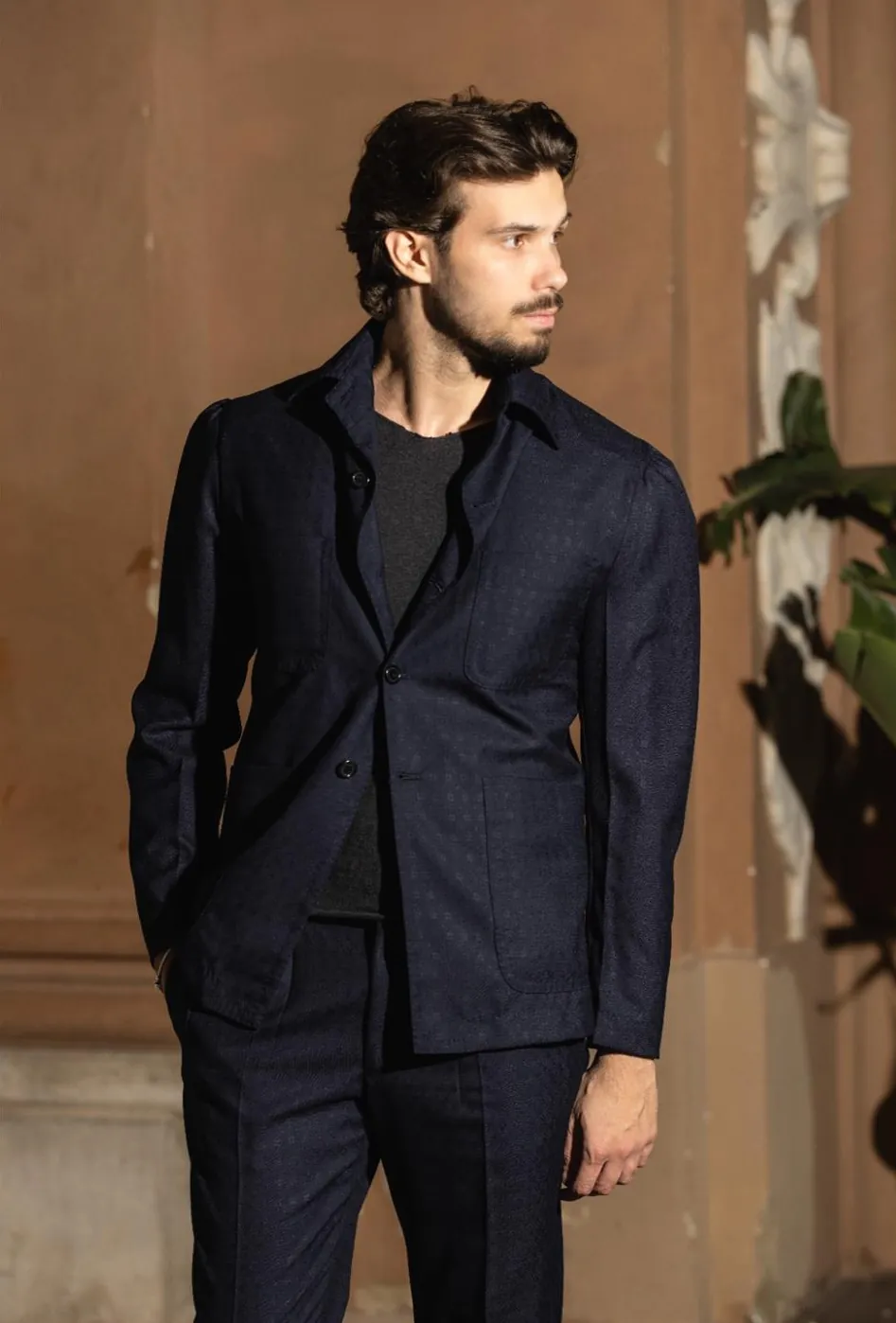 Navy Vibe jacket and trousers
